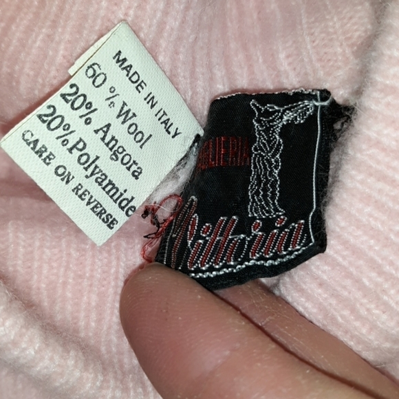 Vintage 1970s Italian wool angora sweater medium - Picture 3 of 3